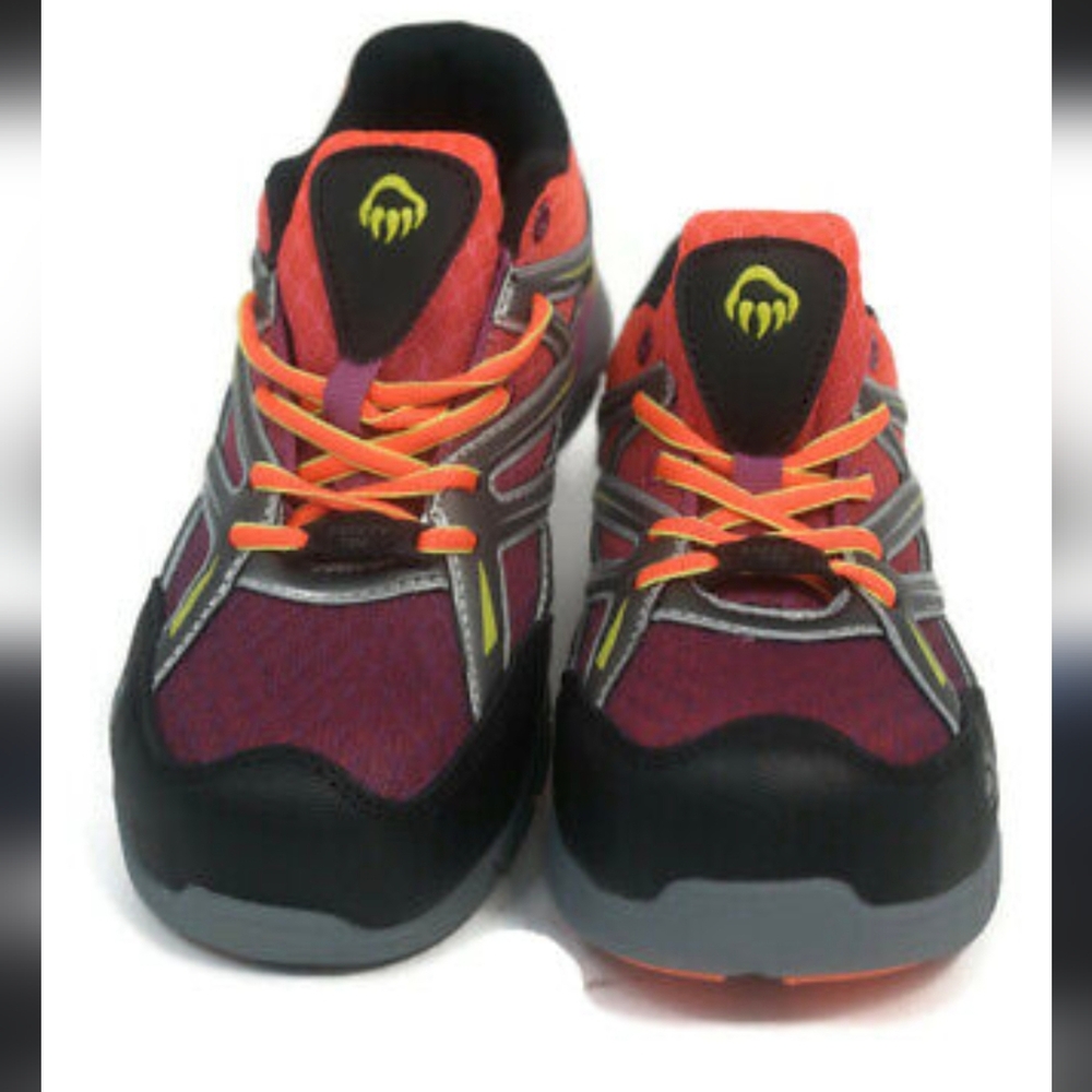 Wolverine Jetstream Women’s Shoes size 6.5 Orange Purple Memory Foam